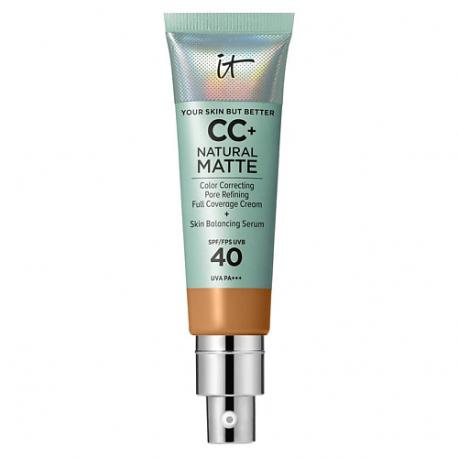 CC+ крем с матовым финишем и SPF40 Your Skin But Better Natural Matte IT Cosmetics