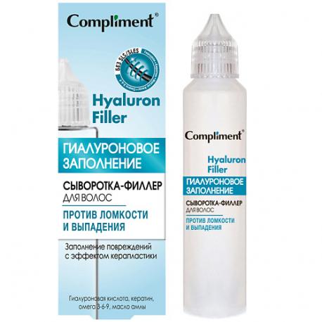 Сыворотка-филлер для волос Гиалуроновое заполнение Hyaluron Filler 50 Compliment