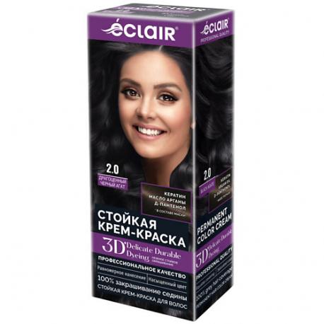 Стойкая крем краска для волос 3D ECLAIR