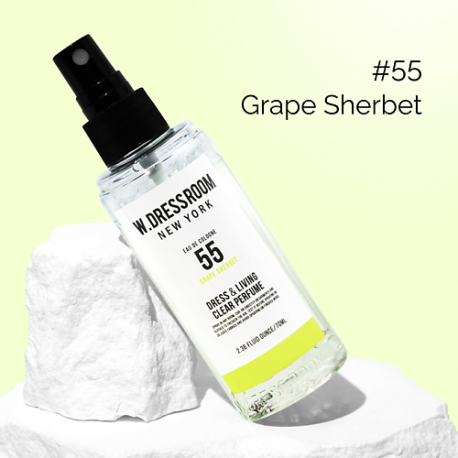 Парфюмированный спрей для одежды и дома No.55 Green Grape Sherbet 70 W. DRESSROOM