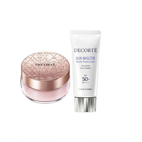 Набор средств для лица Heartfelt Radiance Пудра+Крем солнцезащитный DECORTÉ