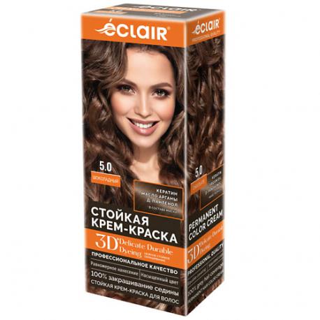 Стойкая крем краска для волос 3D ECLAIR