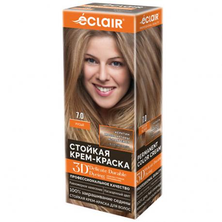 Стойкая крем краска для волос 3D ECLAIR