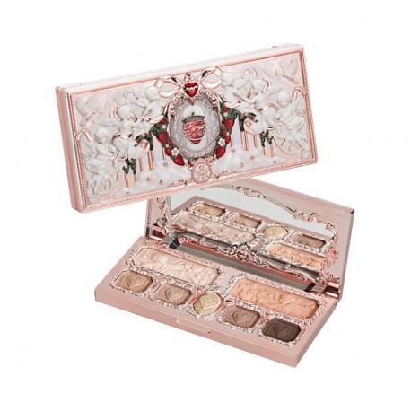 Палетка для макияжа лица и глаз Strawberry Cupid Makeup Palette FLOWER KNOWS
