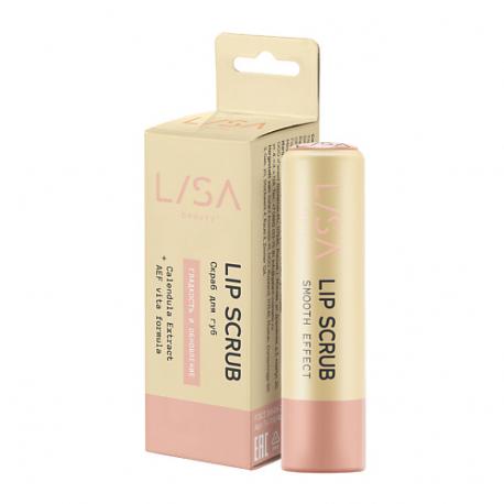 BEAUTY Скраб для губ Smooth Effect, Гладкость и Обновление Лиса