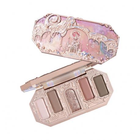 Палетка Moonlight Mermaid Five-Color Jewelry Eyeshadow Palette FLOWER KNOWS