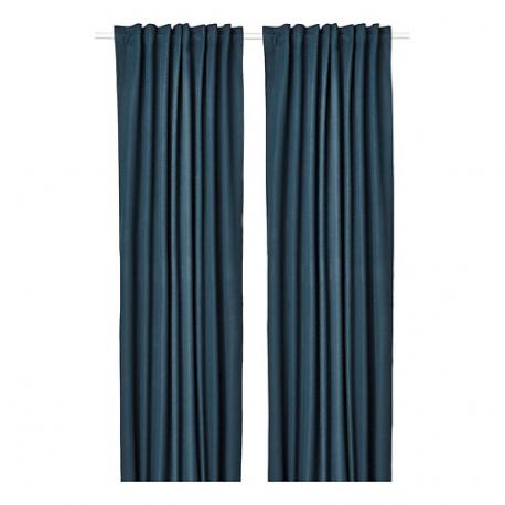 Комплект из 2 штор затемняющих с креплением ROSENMANDEL 135x300 см IKEA