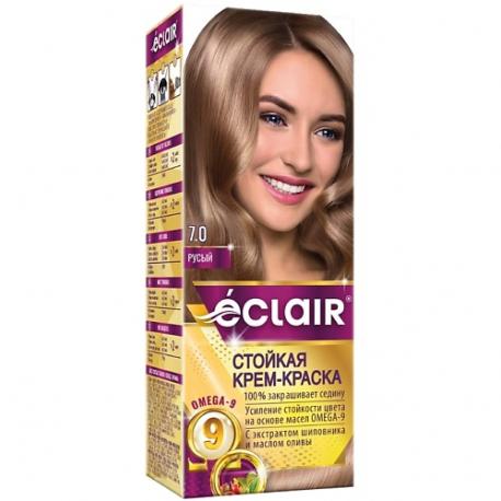 Стойкая крем-краска  для волос с маслами OMEGA 9 ECLAIR