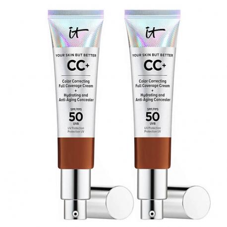 СС-крем с антивозрастным уходом Your Skin But Better SPF 50 Duo,2 шт IT Cosmetics