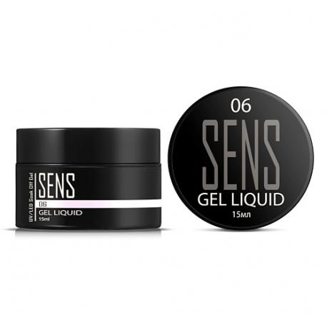 Жесткий гель Liquid для наращивания и моделирования ногтей Sens