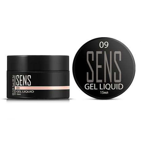 Жесткий гель Liquid для наращивания и моделирования ногтей Sens