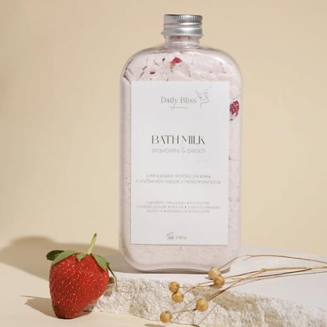Молоко для ванны с клубничной пудрой 230 DAILY BLISS SKINCARE