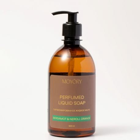 Жидкое мыло для рук и тела Bergamot&neroli, orange парфюмированное 500 MOYÖRY