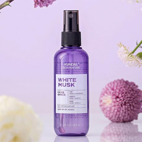 Мист для волос Белый мускус White Musk Rich Perfume Hair Mist Kundal