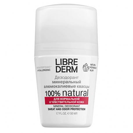 Минеральный дезодорант 100% Natural Mineral Deodorant 50 LIBREDERM