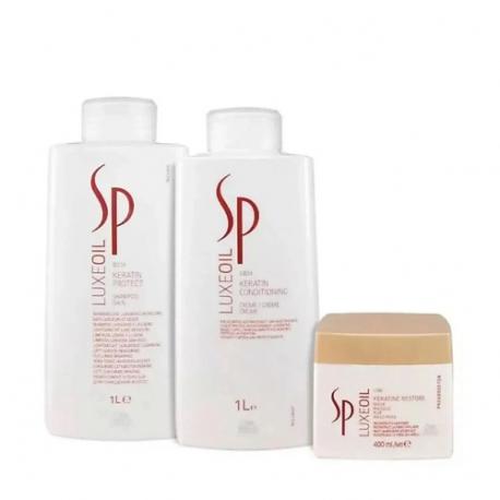Набор для ухода за волосами LuxeOil Keratin Protect WELLA
