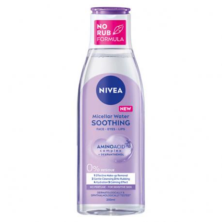 Мицеллярная вода для чувствительной кожи лица, глаз и губ Soothing 400 NIVEA