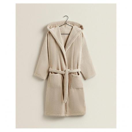 Махровый халат с капюшоном 380 г/кв.м ZARA HOME