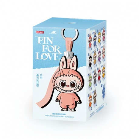 Брелок-игрушка LABUBU «Blind Box» (буквы N-Z), коллекция «Pin For Love» POP MART