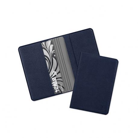 Чехол из экокожи на 4 пластиковые карты с их защитой от списания Flexpocket