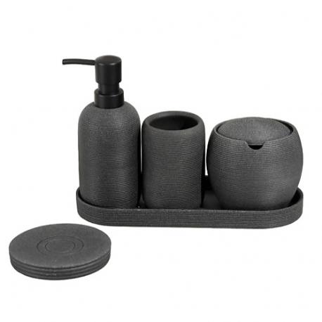 Набор аксессуаров для ванной комнаты и туалета "Sandy" DENEZO