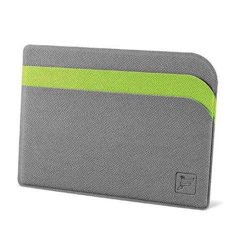 Чехол для пластиковых карт из экокожи с тремя отделениями Flexpocket