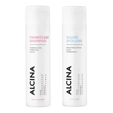 Набор для окрашенных волос Farbpflege-Shampoo + Sauer-Spülung Bundle ALCINA