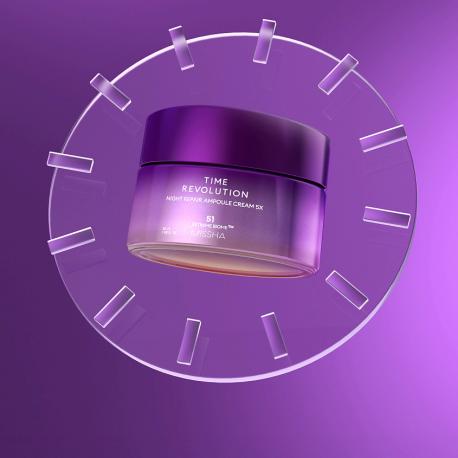 Крем для лифтинга и сияния лица Time Revolution Night Repair антиэйдж 50 Missha