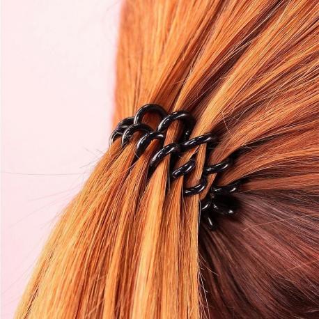 Резинка для волос в цвете "Чёрный шоколад", мини упаковка Black Chocolate EAT MY