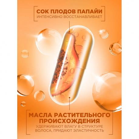 Бальзам-ополаскиватель, Superfood Папайя, Восстановление для поврежденных волос 350 FRUCTIS