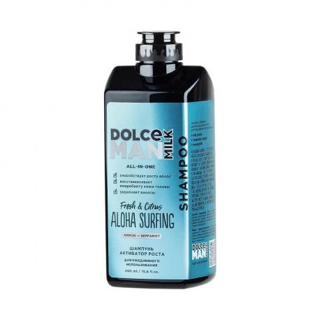 Шампунь-активатор роста для ежедневного использования АЛОХА СЕРФИНГ  ALOHA SURFING MAN 460 DOLCE MILK
