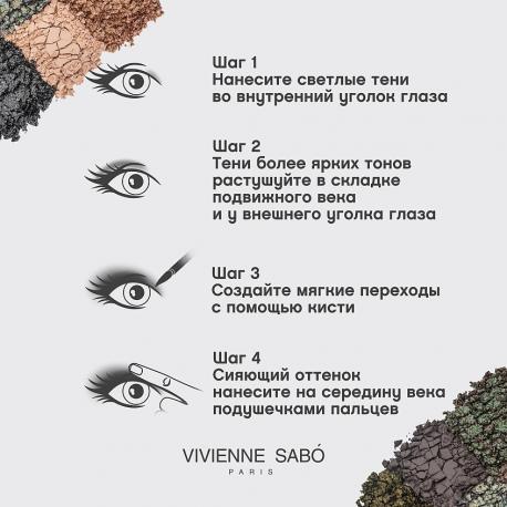 Палетка теней для век Excentrique VIVIENNE SABO