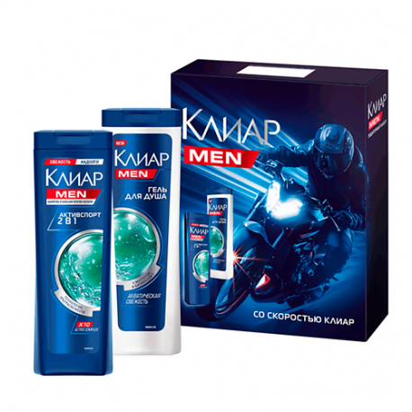 ДАВ Подарочный набор MEN SPORT COLLECTION Шампунь и бальзам-ополаскиватель + Гель для душа Dove