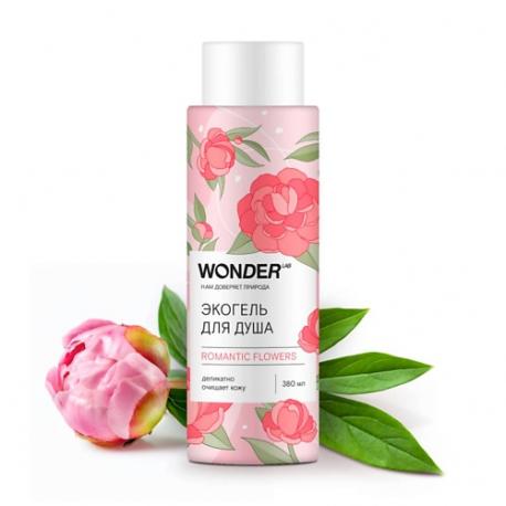 Экогель для душа romantic flowers 380 WONDER LAB