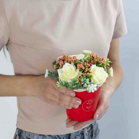 Композиция из мыла "Аваланж" ЛЭТУАЛЬ FLOWERS