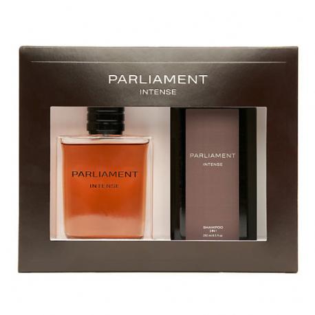 PARLIAMENT Парфюмерно-косметический набор с шампунем 3 в 1 Intense GENTY