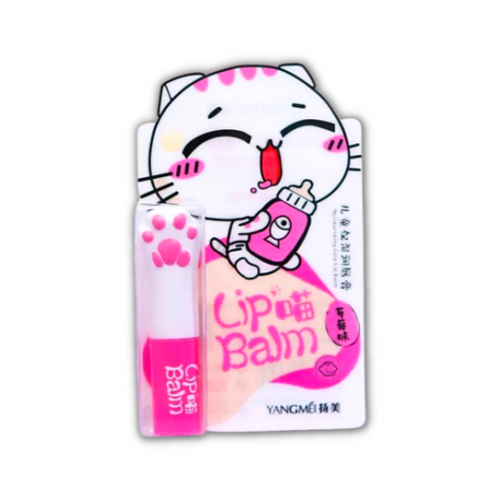 Увлажняющий бальзам для губ с ароматом клубники YANGMEI