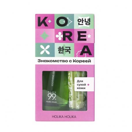  Набор для ухода за сухой кожей Знакомство с Кореей Hyaluronic Hydra HOLIKA HOLIKA