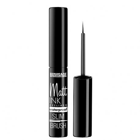 Водостойкая матовая подводка для глаз Matt INK Waterproof Luxvisage