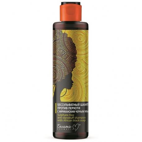Шампунь против перхоти "Бессульфатный" AFRICAN BLACK SOAP 250 Белита-М