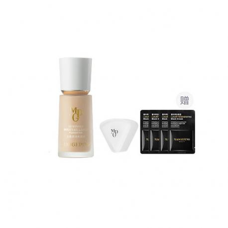 Тональный крем Luminous Moisture + Спонж + Пробники крема Black Frost MAOGEPING