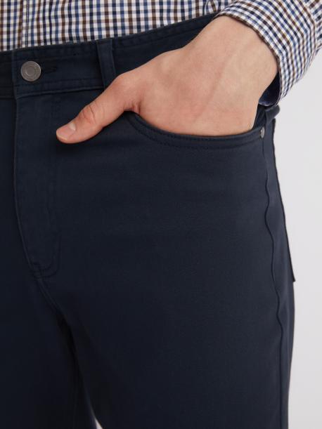 Брюки силуэта Slim из хлопка ZOLLA