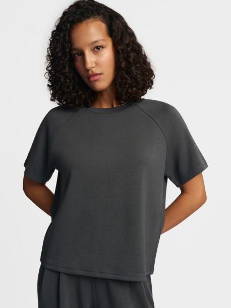 Трикотажная футболка однотонная ZOLLA