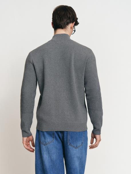 Вязаная толстовка на молнии с воротником ZOLLA