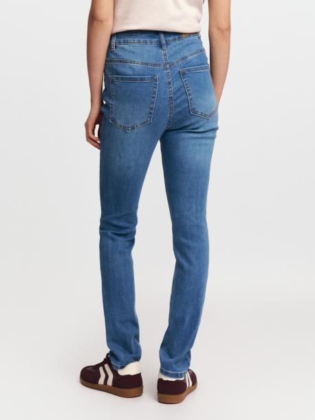 Джинсы силуэта Skinny с высокой посадкой ZOLLA