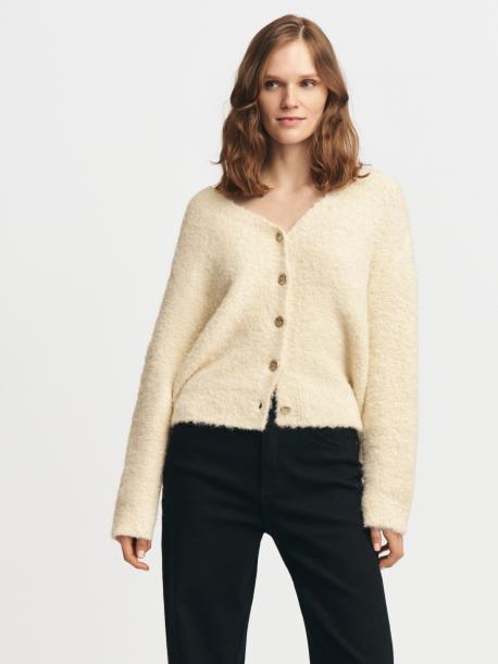 Вязаный кардиган на пуговицах ZOLLA