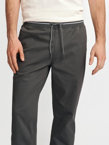 Брюки-джоггеры из хлопка на резинке ZOLLA