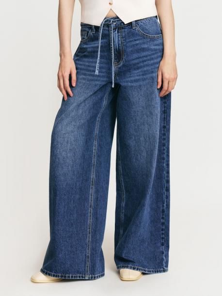 Джинсы силуэта Wide с посадкой Loose ZOLLA