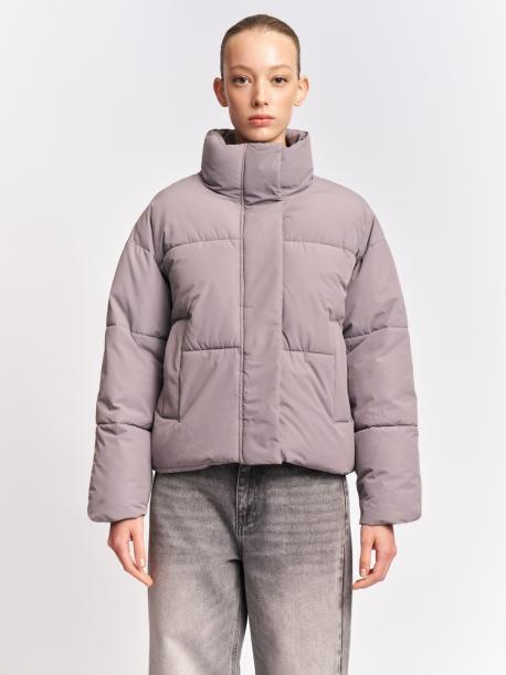 Короткая куртка с высоким воротником ZOLLA