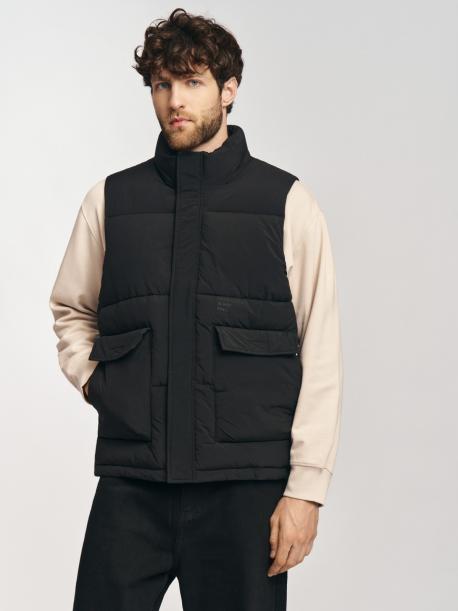 Утеплённый жилет на молнии ZOLLA